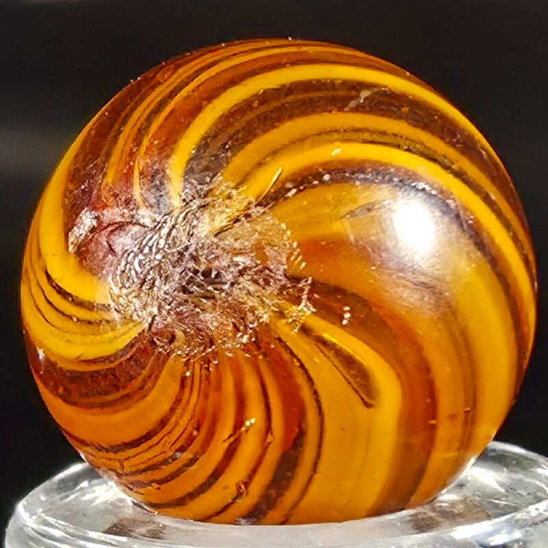 German Handmade Caramel Swirl .68 Mint(-)