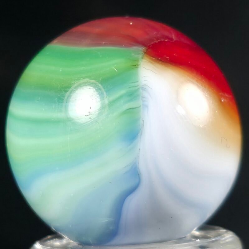 Akro 3 color Shooter Patch .87 Mint