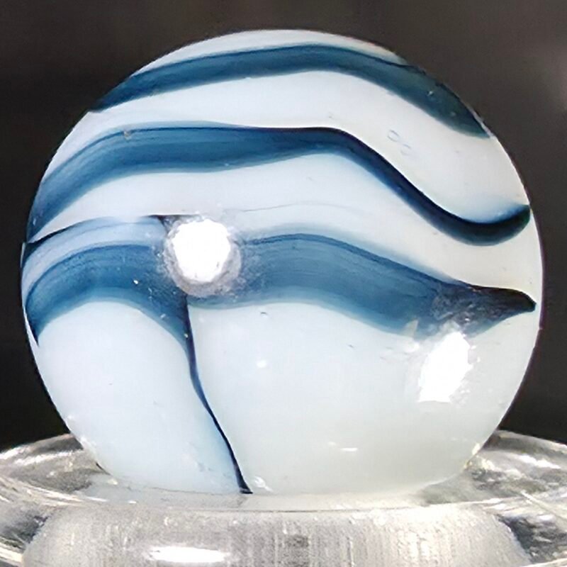 Alley "Inky" Swirl/Flame .61 Mint