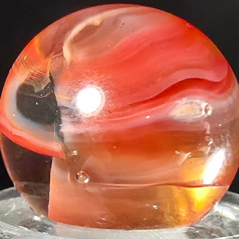 Peltier HTF Clear Base Bo w/ Pink .60 Mint(-)