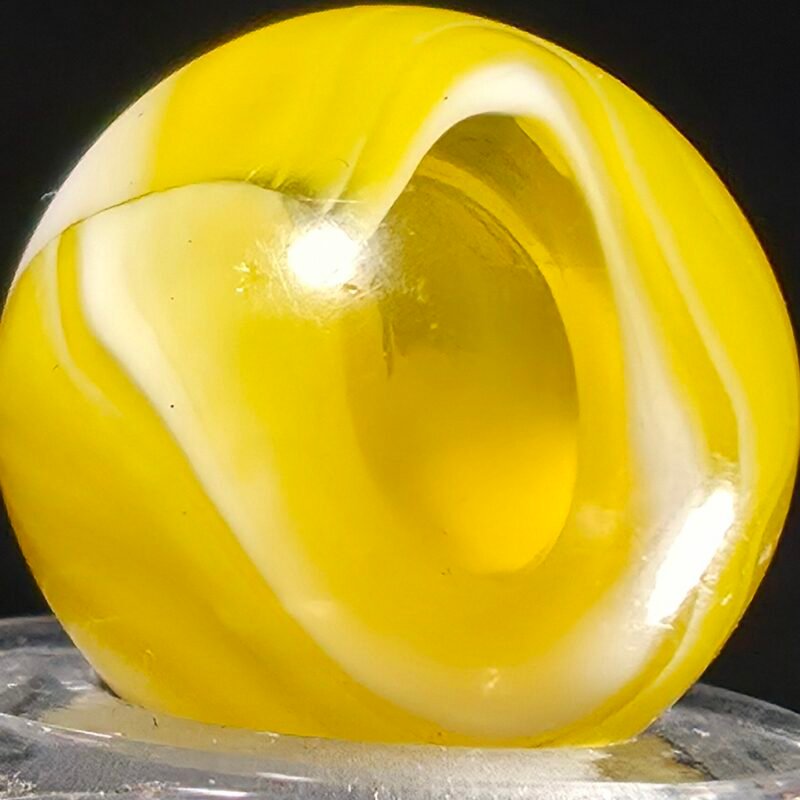 C.A.C Single Seam Electric Yellow Slag .62 gem Mint 9.8