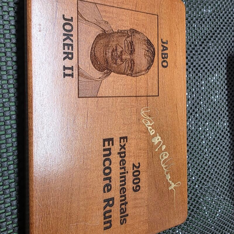 Rare Jabo Experimental Box Autographed by Dave! 50 Stunners!