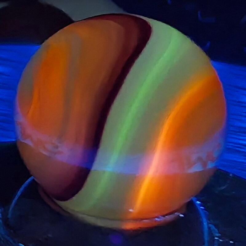 Akro Eggyolk & Oxblood Stunner UV .67 Gem Mint 9.9