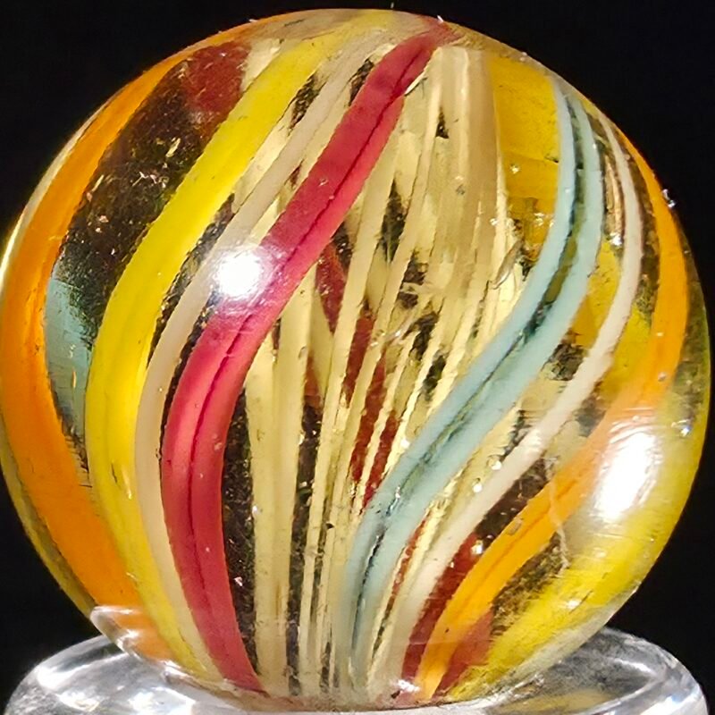 German Handmade Yellow Latt! Muted Fall Colors .88 Gem mint 9.9