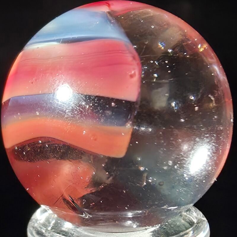 Marble King Berry Pink .98in  Mint 9.6 VHTF