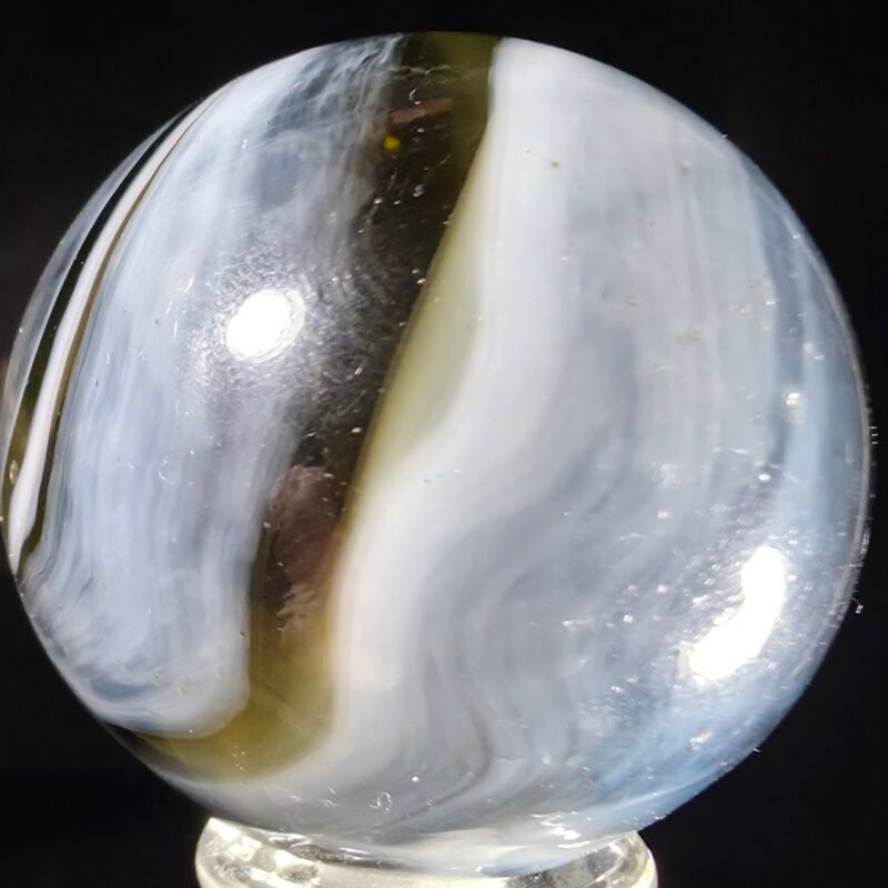 Navarre Monster Single Pontil Transitional 1.45in Mint 9.6