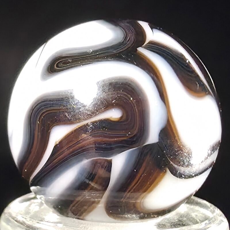 Alley Oxblood Swirl .75 Mint 9.7