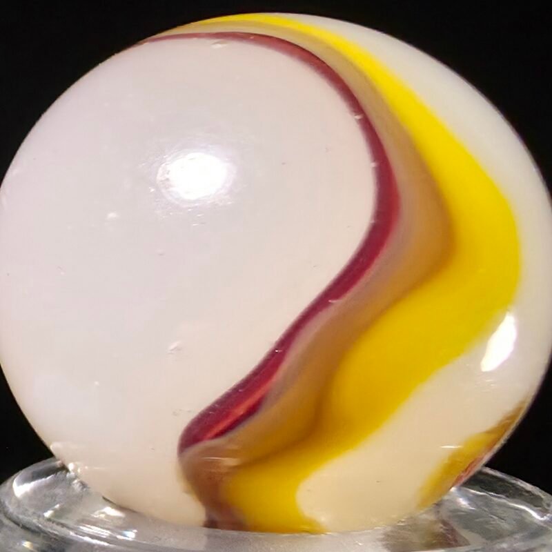 Akro Eggyolk & Oxblood .76 Gem Mint 9.8