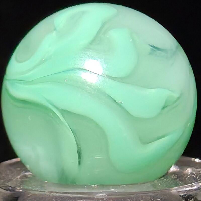 Ally Agate Seafoam Flame .61 Gem Mint 9.9