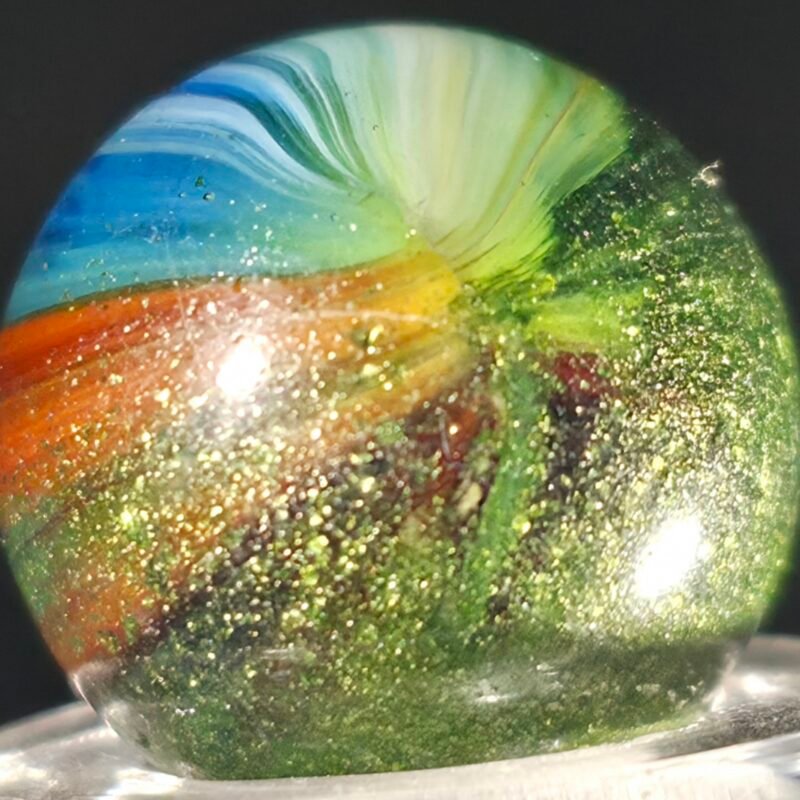 Akro Sparkler W AV & Oxblood RARE .60 Gem Mint 9.9