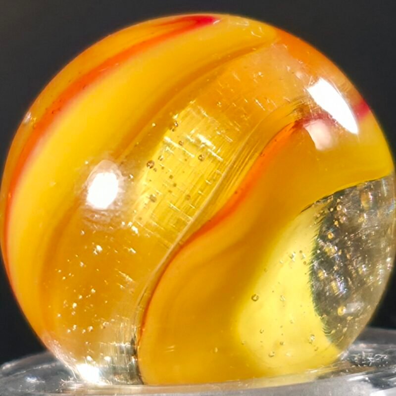 Akro 2 Color Thick Ribbon Snake .64 Gem Mint 9.9