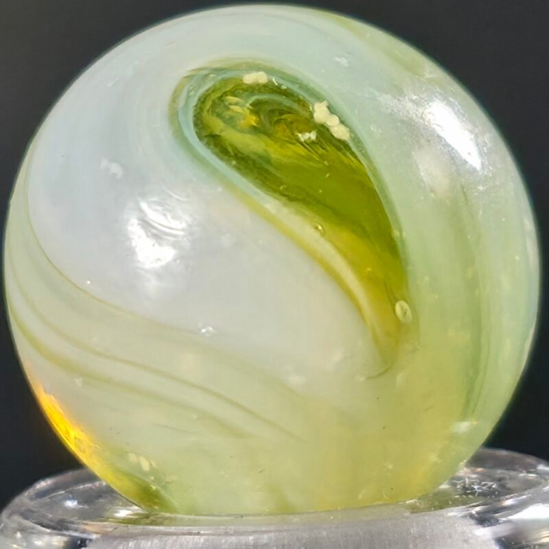 Navarre Single Pontil Yellow Hand Gathered .76 Mint 9.7