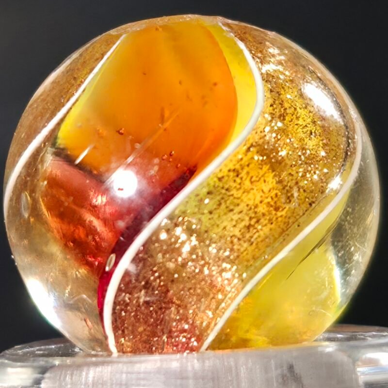 German Ribbon Lutz W/ Yellow and Champaigne .68 Gem Mint 9.8