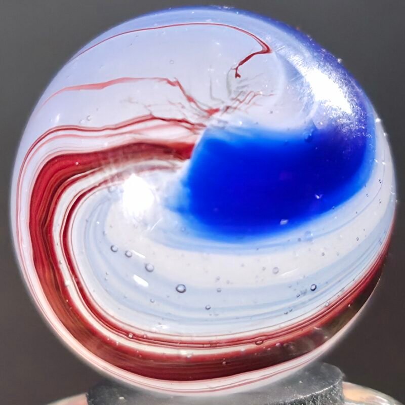 Akro Blue Oxblood Shooter 3/4 Premium Pattern Mint(-) 9.4