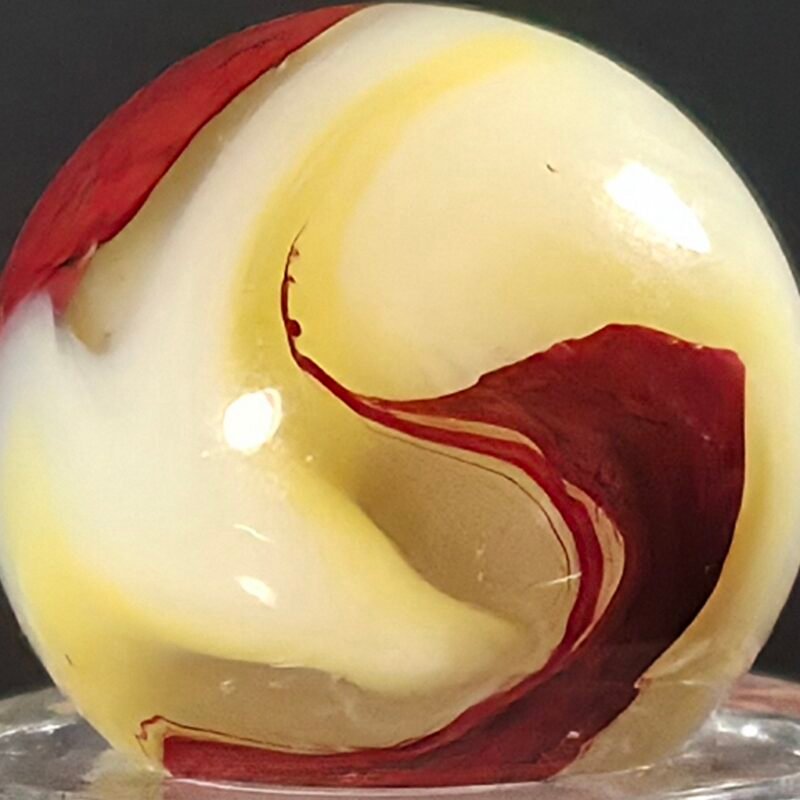 Akro Rare Eggyolk/Ox on UV Base .63 Gem Mint 9.8