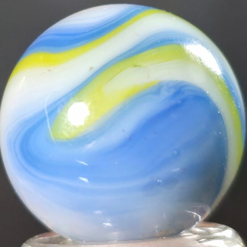 Akro 2 Color Cork on Milky White Base .89 Mint(-) 9.2