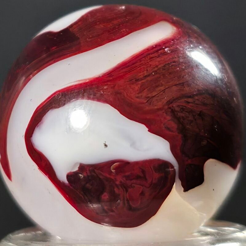 Akro Silver/White Ox .76 Mint 9.5