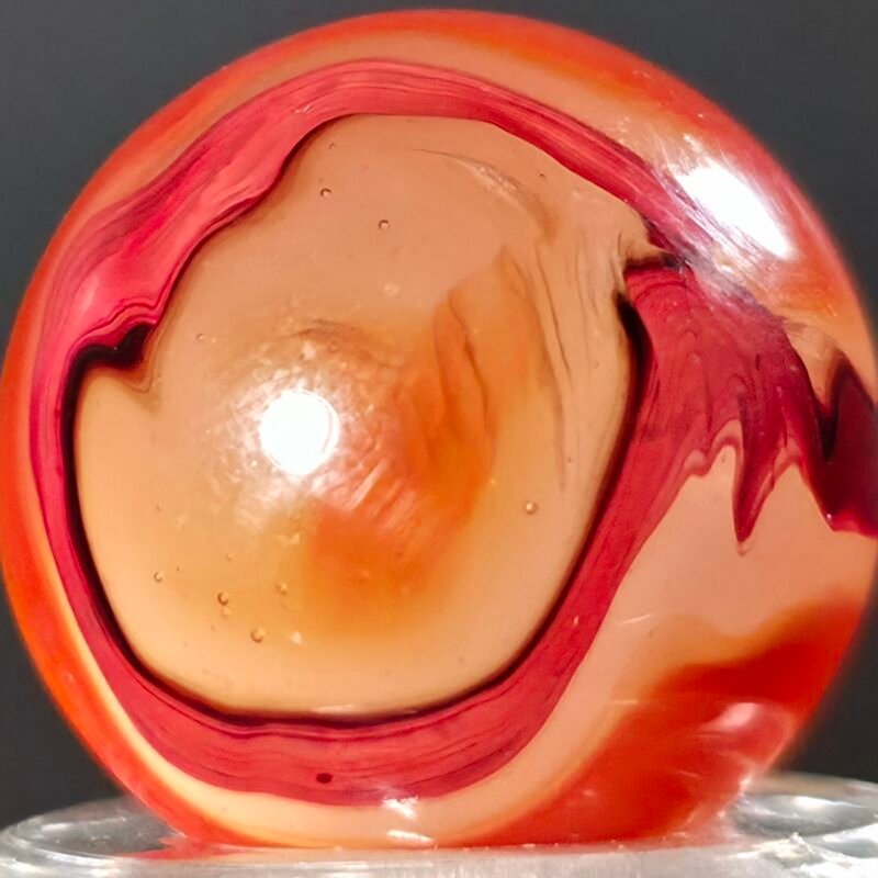 Akro Carnelelian Ox Cork .70 Mint 9.6