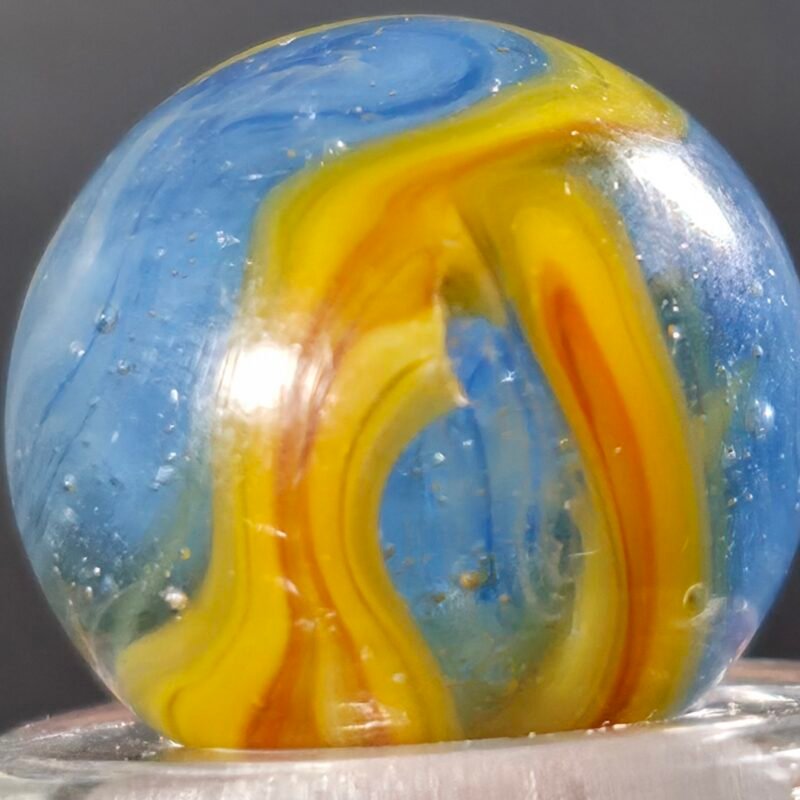 Alley HTF Blue Base Swirl .61 Mint 9.6