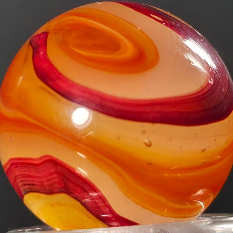 Akro Carnelian Oxblood .75 Mint 9.6