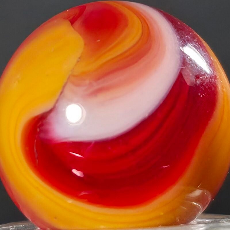 Akro 3 Color Cork W/ Trans Red .69 Mint 9.7