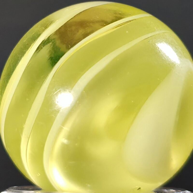 Akro Triple Twist Vaseline Cork .81 gem Mint 9.8