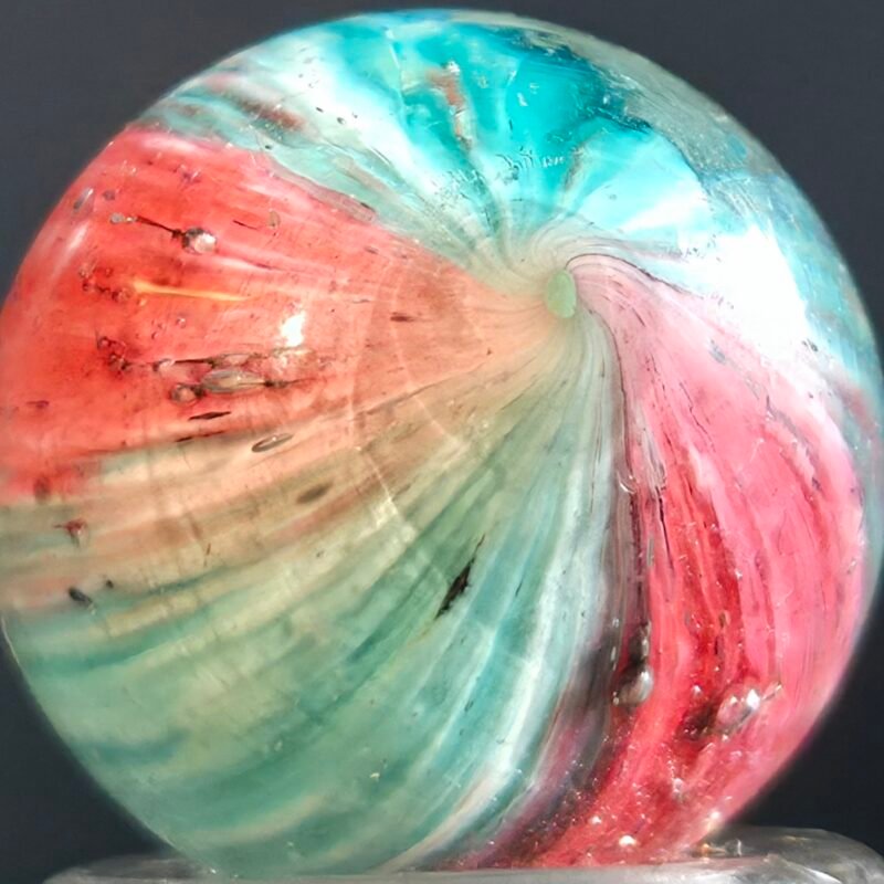 German Paneled Onion Bubbly and Splotchy Unique .75 Gem 9.8