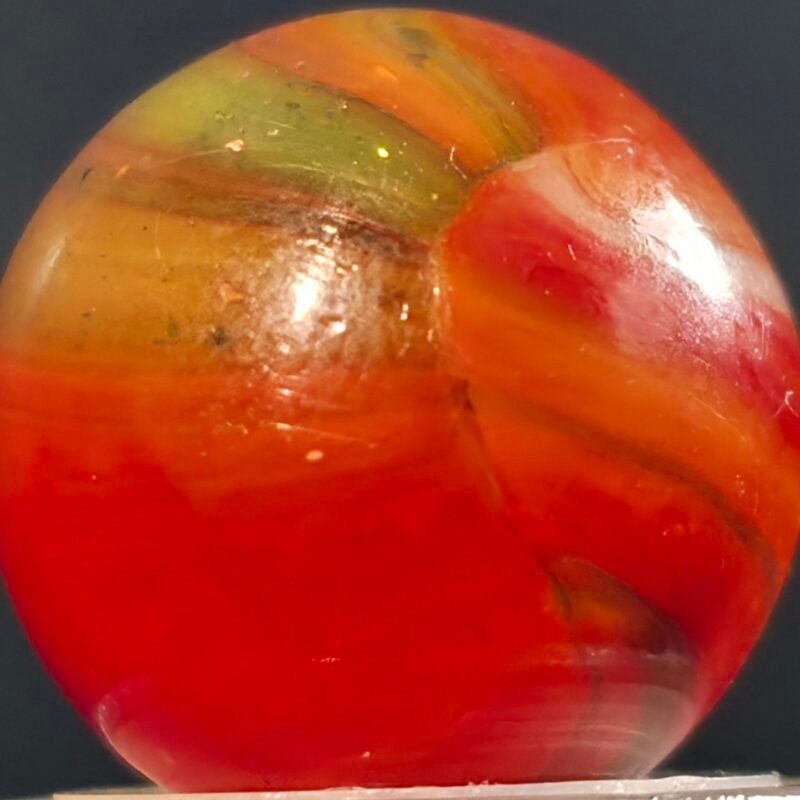 Marble King Clear Based Watermelon Prototype .57 Mint- 9.4